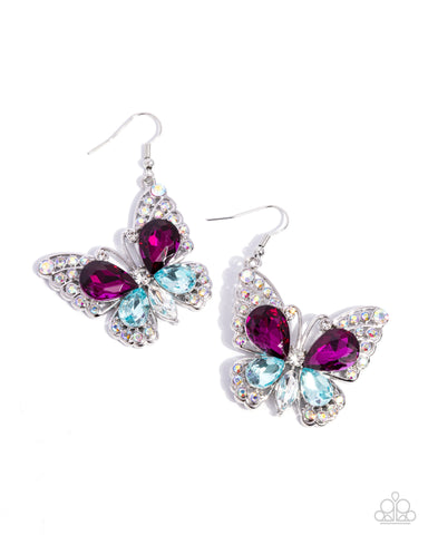 Paparazzi - Teardrop Takeoff - Multi Earring