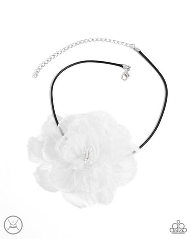 Paparazzi-French Facade - White Choker