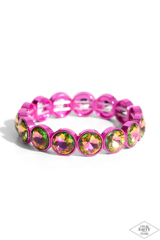 Paparazzi Radiant on Repeat - Pink Bracelet