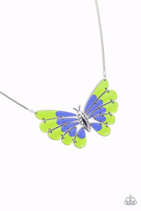 Paparazzi-Moth Maven Green Necklace