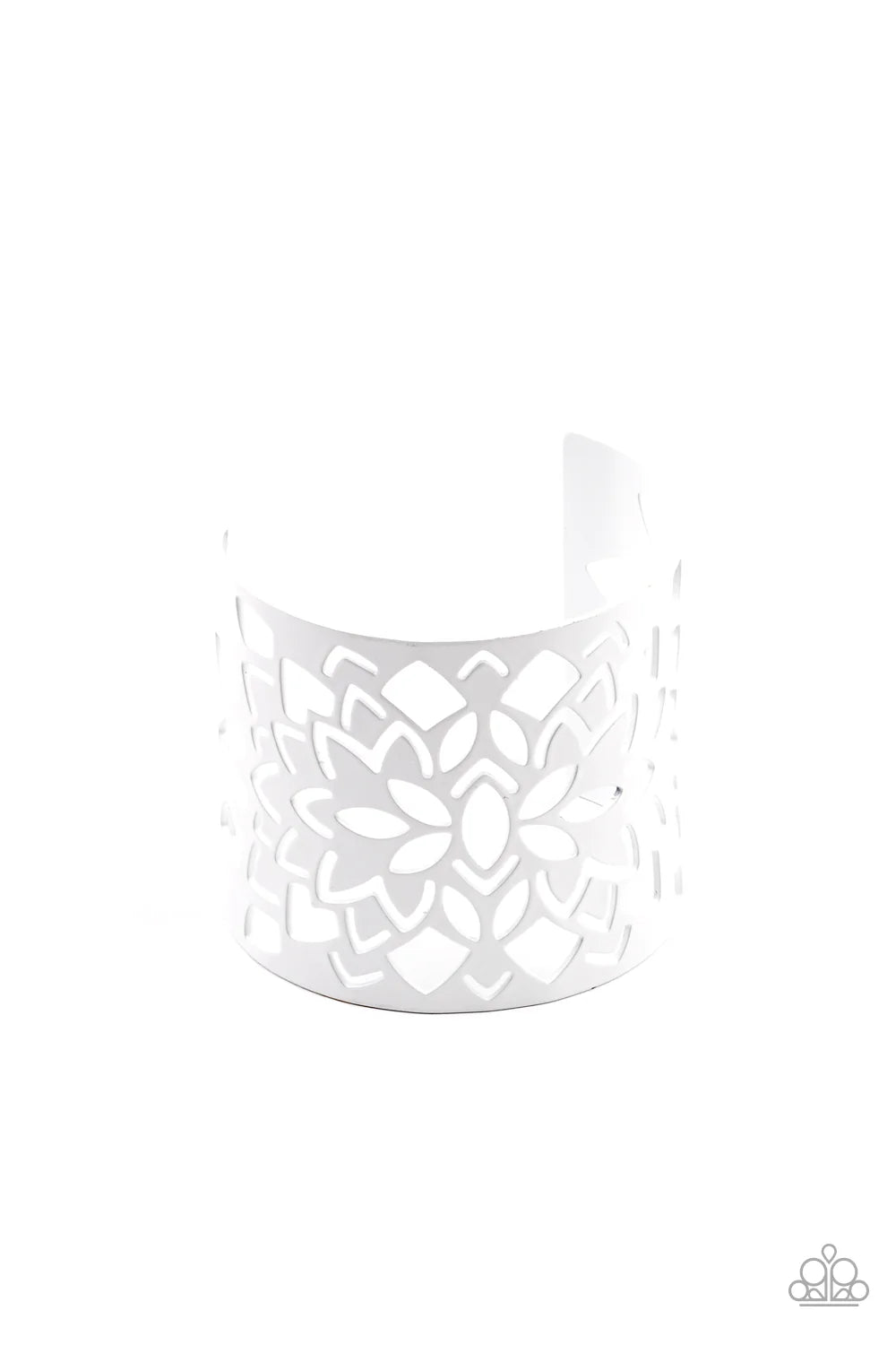 Paparazzi-Hacienda Hotspot - White Bracelet