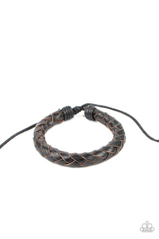 Paparazzi-Homespun Comfort - Black Bracelet