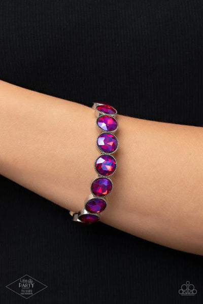 Number One Knockout - Pink Multi Bracelet