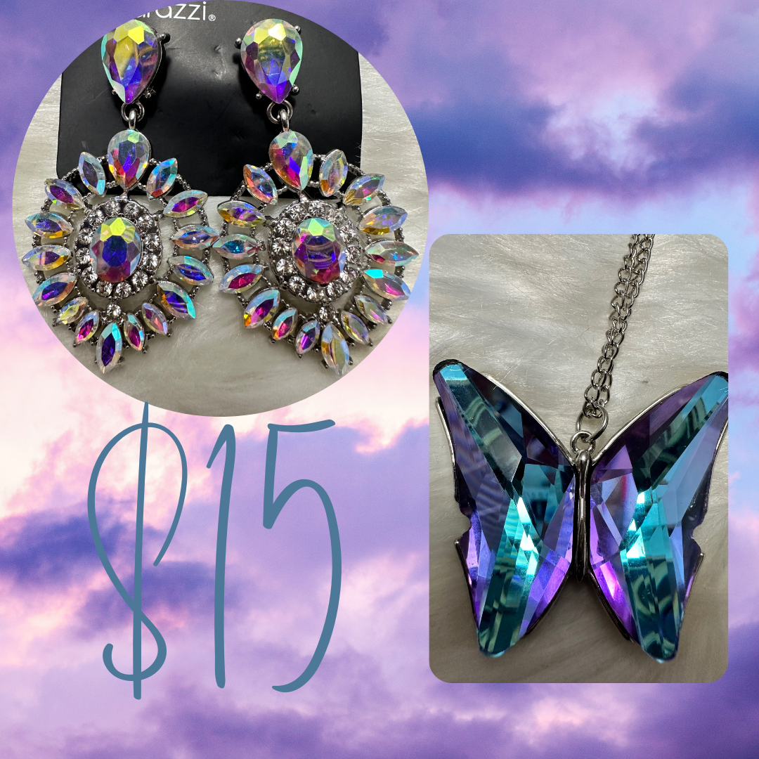 Paparazzi-Iridescent Necklace Set